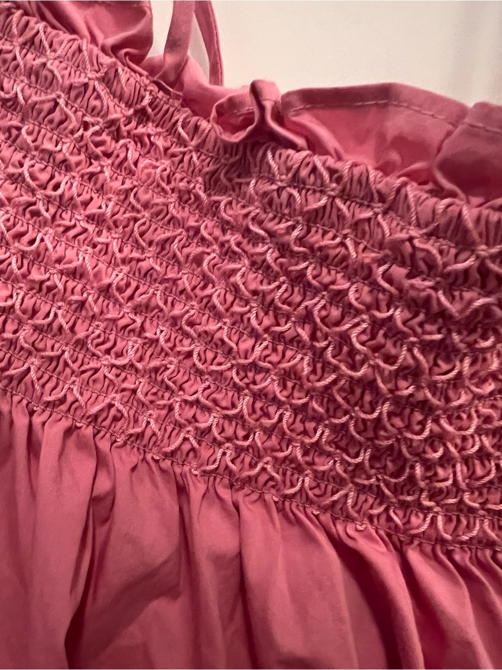 Petal & Pup Josie Pink Mini Dress Smocked, Strapless - Picture 5 of 5